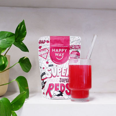 Happy Way Super Reds Powder - Raspberry 200g 4