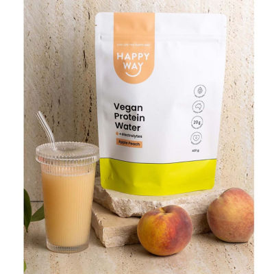 Happy Way Vegan Protein Water Powder - Apple Peach 420g 4