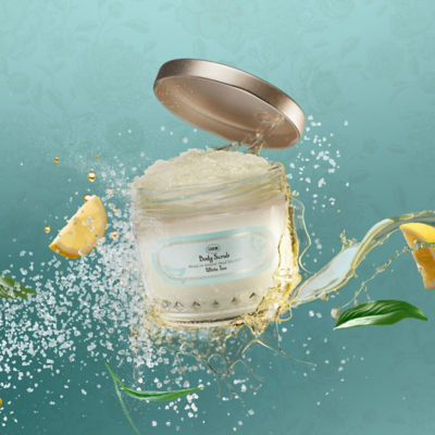 SABON Body Scrub White Tea 3