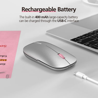 Micropack Rechargeable 2.4G + Bluetooth Wireless Mouse | ML-203W | WORK 5
