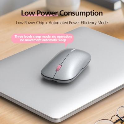 Micropack Rechargeable 2.4G + Bluetooth Wireless Mouse | ML-203W | WORK 6