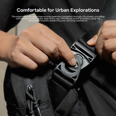 Tomtoc Wander-T26 Daily Sling | 5.5L | Sturdy and Water-Resistant 3