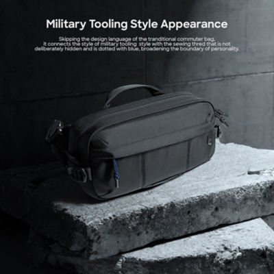 Tomtoc Wander-T26 Daily Sling | 5.5L | Sturdy and Water-Resistant 4