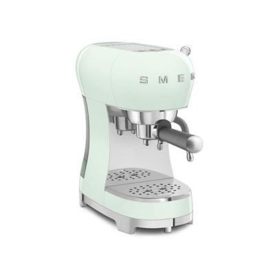 SMEG ECF02PGUK Espresso Coffee Machine with Steam Wand - Pastel Green 3