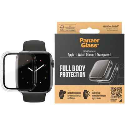 PanzerGlass 透明全方位屏幕保护膜 适用于 Apple Watch 4 | 5 | 6 | SE | 44mm 3