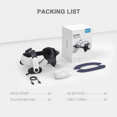 Buy BOBOVR M3 Pro Battery Pack Head Strap For Quest 3 & 3S Online