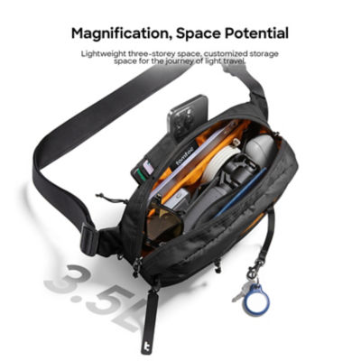 Tomtoc Aviator-T33 Sling Bag | Crossbody Bag | Chest Bag | Shoulder Bag with RFID Blocking | 3.5L 7