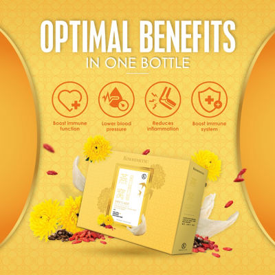 KINOHIMITSU [Bird Nest Combo Set of 4 II] Kinohimitsu Bird's Nest with Korean Red Ginseng 6's + Bird's Nest with Snow Lotus Seed 8's + Bird Nest with Collagen 6's + Bird Nest with Chrysanthemum & Cassia Seed 8's 9