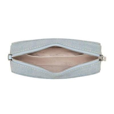 KATE SPADE Oh Snap Denim Camera Bag Blue Multi KK260 4