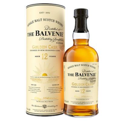 BALVENIE 12YO GOLDEN RUM CASK 700ML 43%