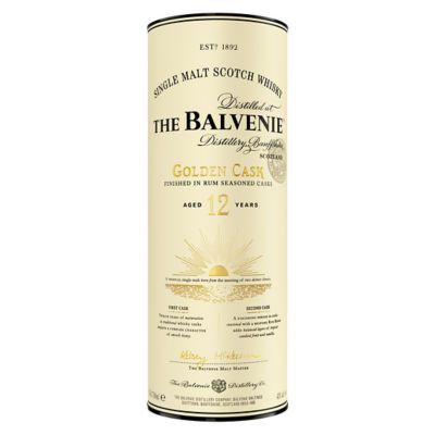 BALVENIE 12YO GOLDEN RUM CASK 700ML 43% 4