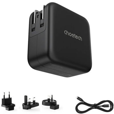 Choetech PD 70W GaN 3 USB-C+1 USB-A Multiple Plugs Charger 2