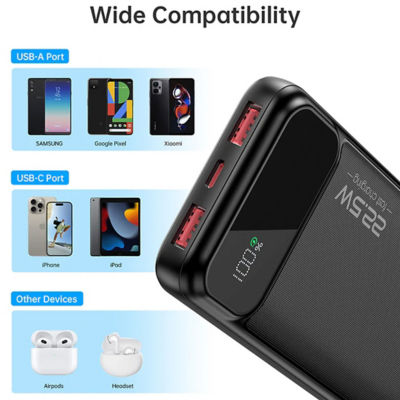 Choetech PD22.5W Digital PowerBank 10000mAh 7