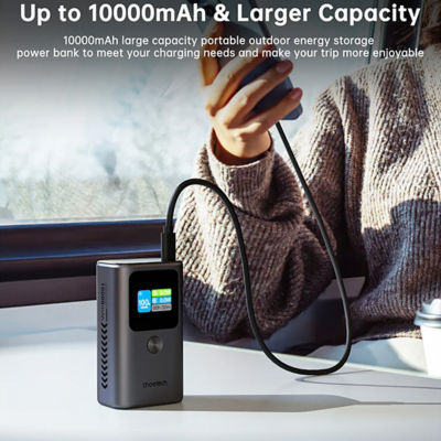 Choetech 10,000mAh PD30W 3Ports & TFT Display Power Bank 6