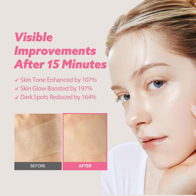 Milk Touch Prunus Pink Glutathione Daily Brightening Mask 330g (30 pcs) 5
