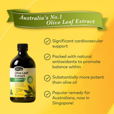 COMVITA Olive Leaf Extract - Peppermint Flavor, 500 ml. 3