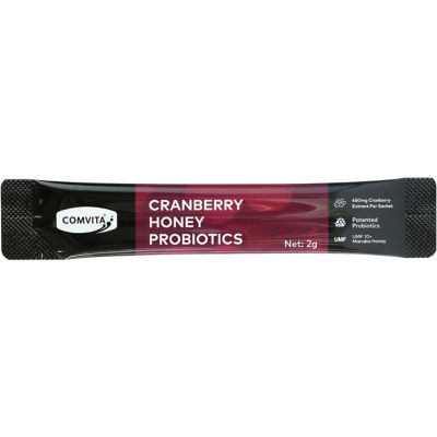 COMVITA Cranberry Probiotics Manuka Honey Drink, 15 Sachets 4
