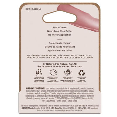 Burt's Bees Tinted Lip Balm Red Dahlia 4.25g 2