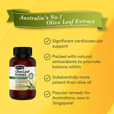 COMVITA Olive Leaf Extract Capsules, 60 caps. 3