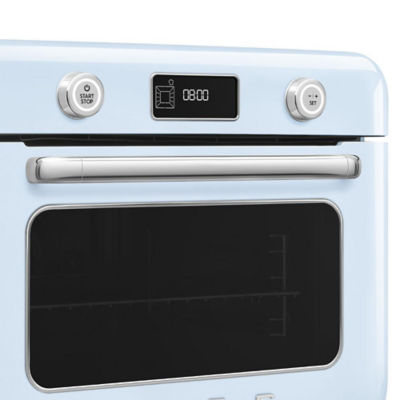 SMEG COF01PBUK 10-in-1 Multifunction Countertop Combi Steam Oven in Pastel Blue 3