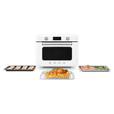 SMEG COF01WHUK 10-in-1 Multifunction Countertop Combi Steam Oven in White 4
