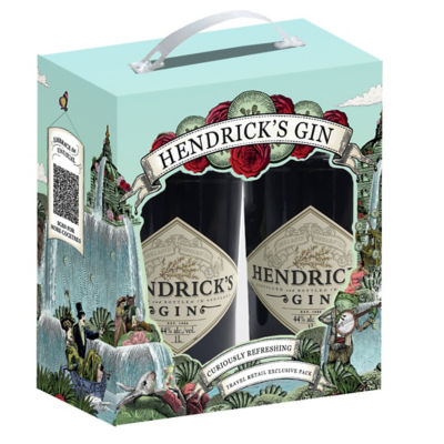 HENDRICK'S TWINPACK (2 X 1000ML) 44%