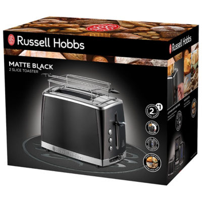 Russell Hobbs 26150-56 Matte Black 2 Slice Toaster 3