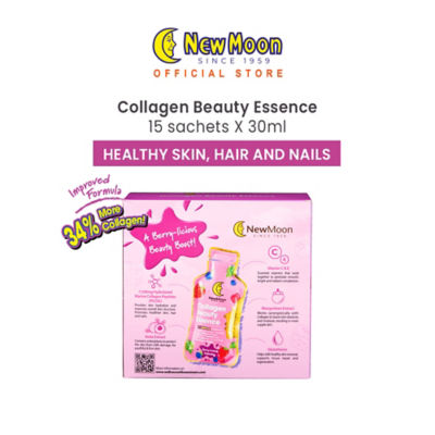 Buy New Moon Collagen Beauty Essence 7500mg 30ml x 15 sachets Online in  Singapore | iShopChangi