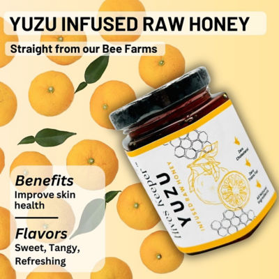 HIVES KEEPER PREMIUM YUZU INFUSED RAW HONEY - SINGAPORE FORMULA 250G 3