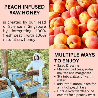 Hives Keeper 蜂巢守护者精选蜜桃蜂蜜 - 新加坡配方 250克 4
