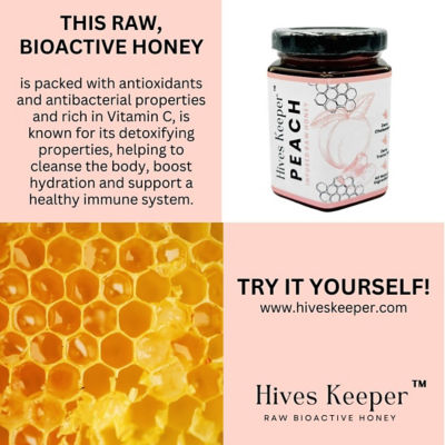 Hives Keeper 蜂巢守护者精选蜜桃蜂蜜 - 新加坡配方 250克 5