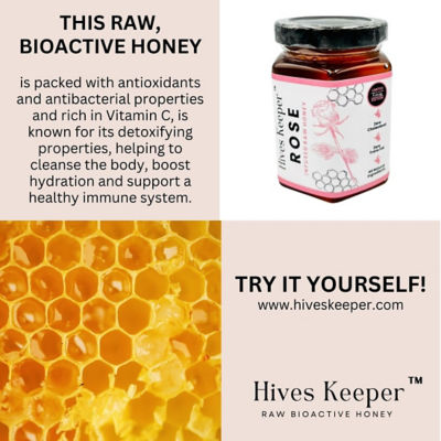 Hives Keeper 蜂巢守护者限量版玫瑰蜂蜜 - 新加坡配方 250克 5