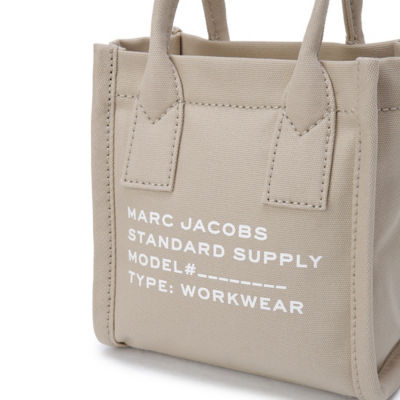 MARC JACOBS Canvas Standard Supply Small Tote Beige 4S4HCR003H02 5