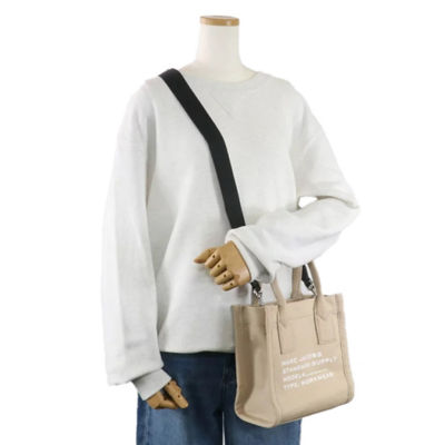 MARC JACOBS Canvas Standard Supply Small Tote Beige 4S4HCR003H02 7