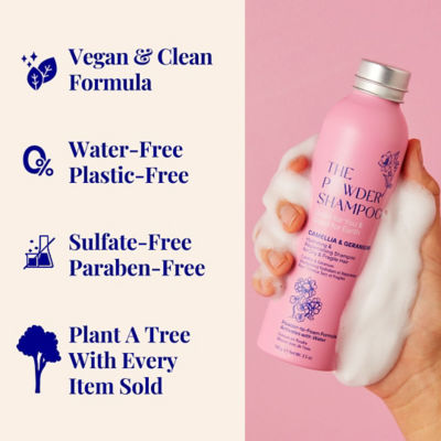 The Powder Shampoo Hydrating Shampoo For Dry & Fragile Hair Camellia & Geranium 70g / 2.47oz 10