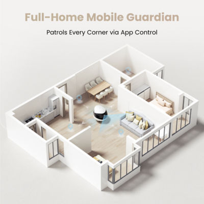 Enabot Ebo AIR 2 Smart Familybot Remote Robot CCTV for Family 4