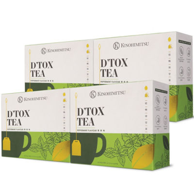 KINOHIMITSU [Bundle of 4] Kinohimitsu D'tox Tea with Peppermint 30's 1