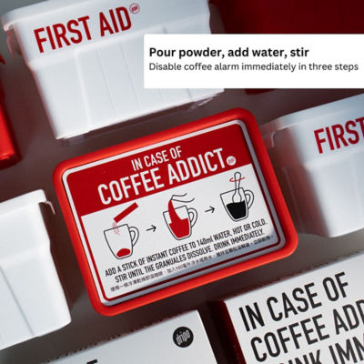 Dripo First Aid Box with Instant Black Coffee (80 Sticks / Box) 4