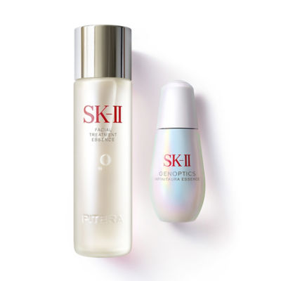 SK-II Facial Treatment Essence & Genoptics Infinitaura Essence Set