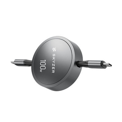 Skyzer SZRC100 PD100W Retractable Fast Charging Cable (Type-C to Type-C) 3