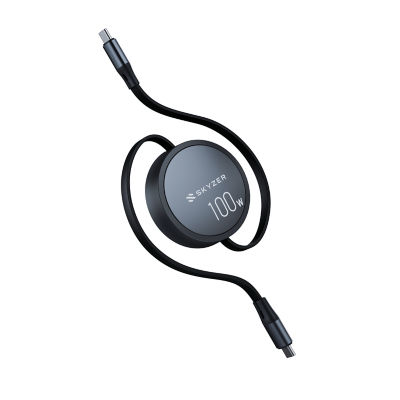 Skyzer SZRC100 PD100W Retractable Fast Charging Cable (Type-C to Type-C) 5