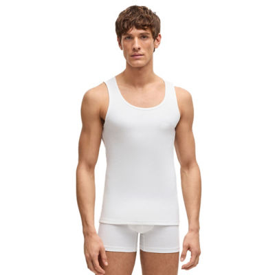 BOSS Three-Pack Of Cotton Tank Tops With Embroidered Logos 4