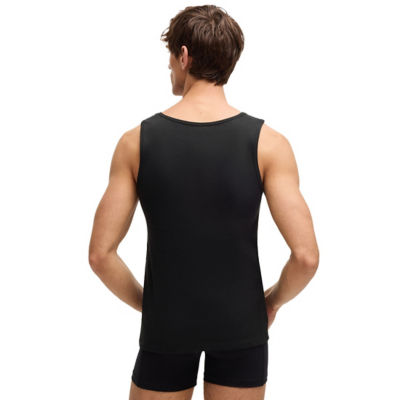 BOSS Three-Pack Of Cotton Tank Tops With Embroidered Logos 5
