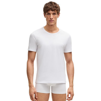 BOSS [Bundle of 3] Three-Pack Of Logo-Embroidered T-Shirts In Cotton 4