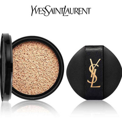 YVES SAINT LAURENT 圣罗兰YSL新明彩柔雾轻垫粉底液 皮气垫 替换装套装 4