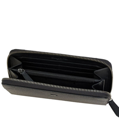 BRAUN BÜFFEL Braun Buffel Slate-A Long Zip Wallet in Black 4