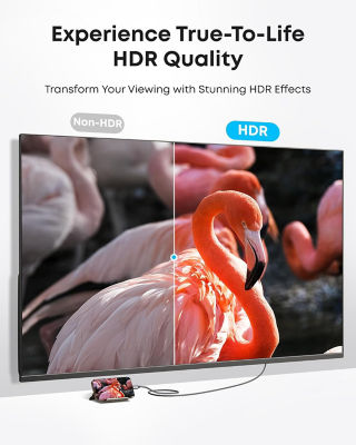 Anker Nano USB-C to HDMI Nylon-Braided (6ft/1.8m) 4K@60Hz HDR Video Adapter Cable A87E0 6