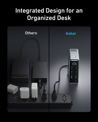 Anker Prime 14-in-1 Charger Docking Station with 160W Max Output, Dual 4K Displays A83B6 6