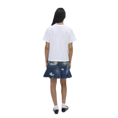 MARC JACOBS MARC LOGO BABY TEE-WHITE 6