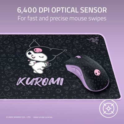 Razer DeathAdder Essential & Goliathus Mouse Mat Bundle - Kuromi Edition 6